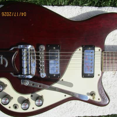 Epiphone Gibson Crestwood Custom, 1965, Mini Humbuckers, Tunomatic Bridge, Klusons, Case image 10