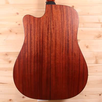 Takamine EF340SC GN Solid Cedar Top / Layered Mahogany Dreadnought Acoustic-Electric Guitar Bild 10