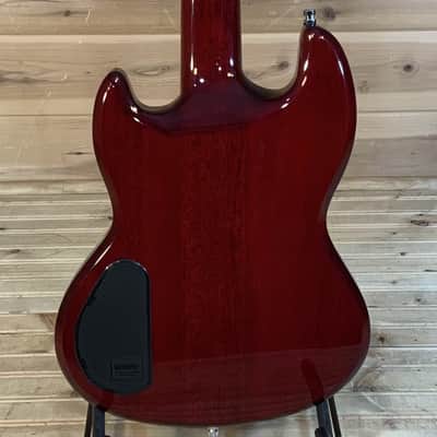 Warwick 2012 Jack Bruce Artist Series 4-String Electric Bass USED - Burgundy Red Stain image 4