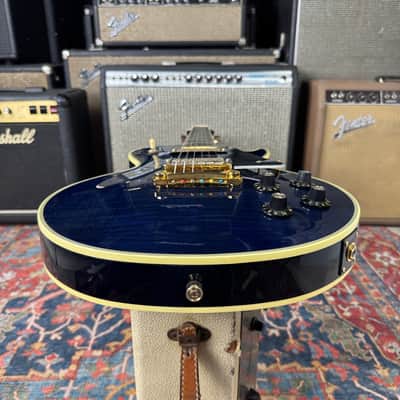 Greco Les Paul Custom Blue Flame Model EGC68- 700 Mint Collection - 1987 image 13