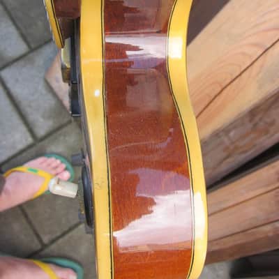 Epiphone Emperor thinline s. 1974 Sunburst image 7