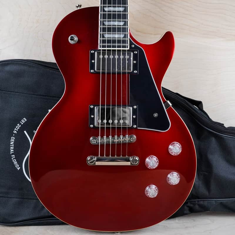 Epiphone Les Paul Modern 2020 Vintage Sparkling Burgundy w/ Gig Bag image 1