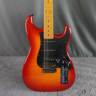 Casio PG-300 Refurbished MIDI Guitar 1980s - Red Burst image 2