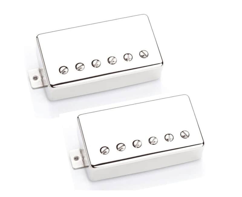 Seymour Duncan Seth Lover SH-55 PAF Humbucker Set - Bridge and Neck Pickup in Nickel image 1