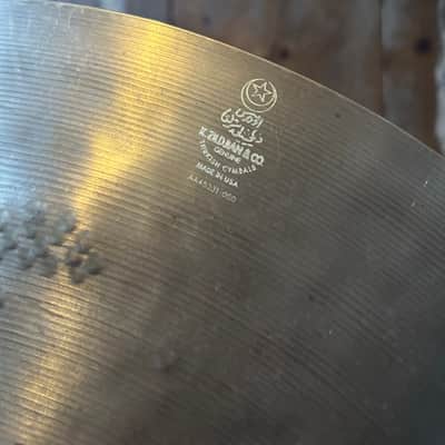 Zildjian 22" K Constantinople Renaissance Ride -Adam Nussbaum Signed!- image 11