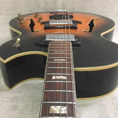 Ventura V-1300 Hollowbody 1968 Sunburst Jazz Box Electric Guitar MIJ Japan image 9