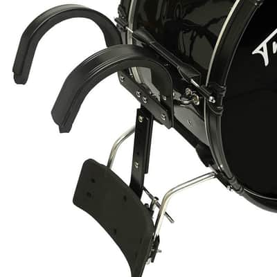 Trixon Field Series Marching Bass Drum 24×14 - Black image 4