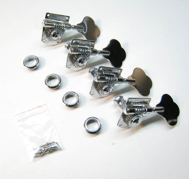 Schaller 4 String Bass Tuning Machine Heads Set of 4 Lot 82-48 image 1