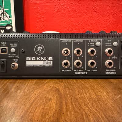 Mackie Big Knob Studio Monitor Controller / Interface 2017 - Present - Black image 3
