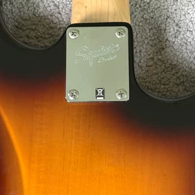 Squier Stratocaster Sunburst L/H strung righty! image 6