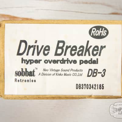 sobbat DB-3 DRIVE Breaker Overdrive w/ Boost – Made in Japan – Near Mint w/ Box image 8