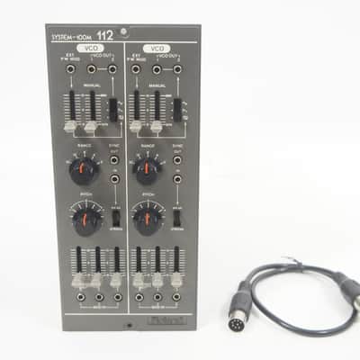 Roland SYSTEM-100M Model 112 Dual VCO Modular Analog Synthesizer w/ Cable image 1