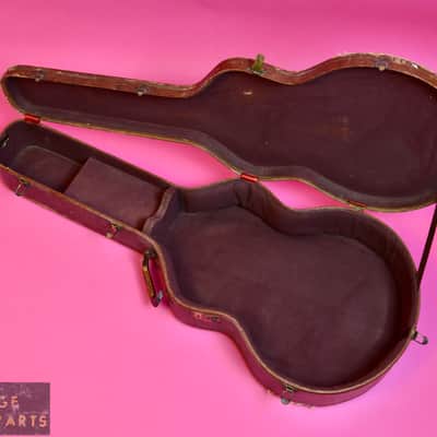 Vintage 1950's Gibson / Stone Badged / Brown Lined Hard Case 16" ES-175 J-45 J-50 175D image 1