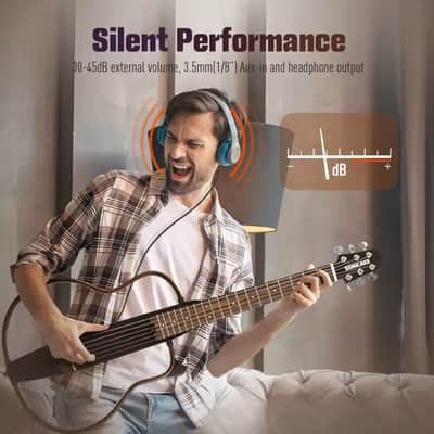 SONICAKE Portable / Compact / Silent / Travel Acoustic & Electric Guitar image 10