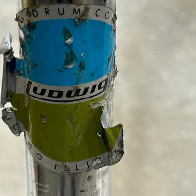 Ludwig Hercules Swivel foot/tube leg Straight Cymbal Stand (1285-CyS-12275) early 70's - chrome image 2