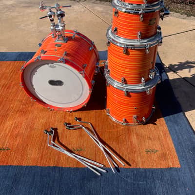 Yamaha Club Custom Drums 2014 - Orange image 1
