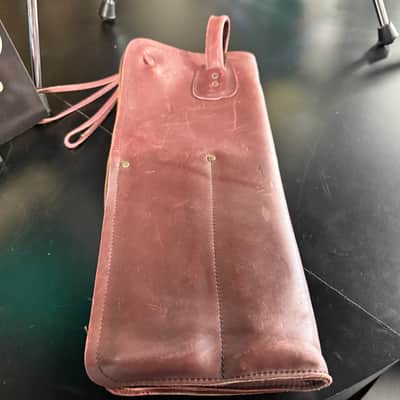 Vintage Reunion Blues Red Leather Stick Bag (Rm4) image 3