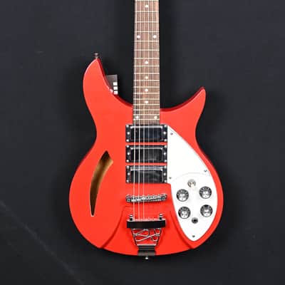 HK Semi-Hollow Guitar Red image 1