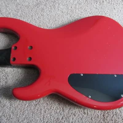 Modulus modified Flea Bass 5 Red Last Chance image 3