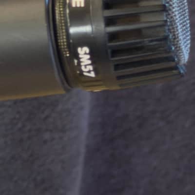 Shure SM57 Cardioid Dynamic Microphone 1984 - Present - Black image 1