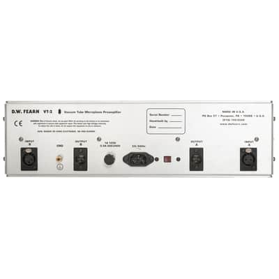 D.W. Fearn VT-2 Dual-Channel Tube Microphone Preamp image 3