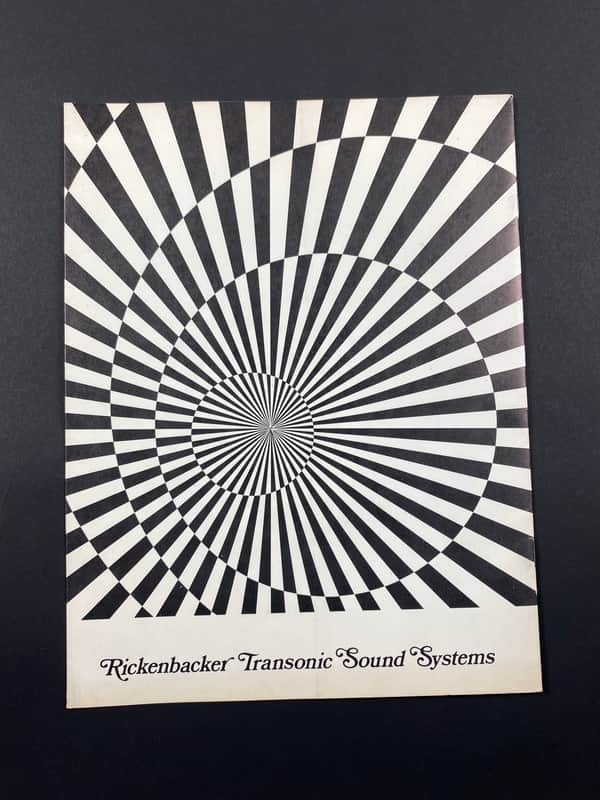1968 Rickenbacker Amp Catalog Case Candy Brochure image 1