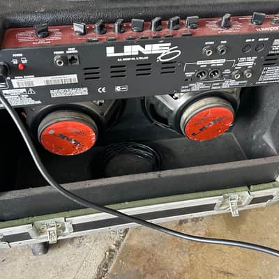 Line 6 Flextone II HD 100-Watt Stereo Digital Modeling Guitar Amp Head 2001 - 2004 - Black / Red image 4
