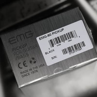 EMG 60 Active Humbucker - Black Pickup w/ Solderless Install System image 3