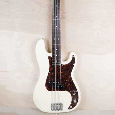 Fender PB-62 Precision Bass Reissue CIJ 2002 Vintage White Japan w/ Bag image 2