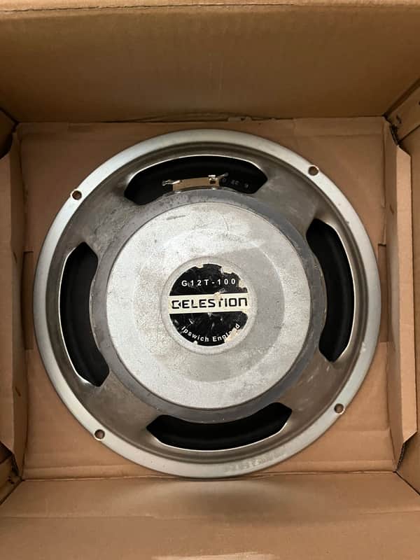 Celestion G12T-H100-8 Hot 100 12" 100-Watt 8 Ohm Replacement Speaker 2010s - Silver image 1