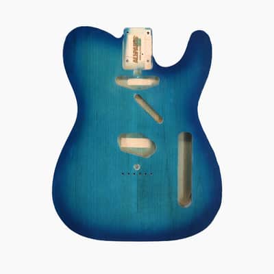 Allparts Fender Licensed Tele Body, Alder, OCEAN BLUE BURST FINISH #TBF-OBB