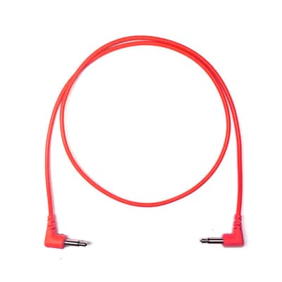 Tendrils Cables Right Angled Eurorack Patch Cable (60cm - Red) 6 pack image 2