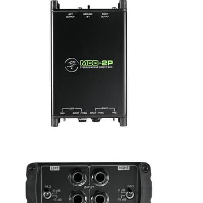 Mackie MDB-2P Stereo Passive Direct Box-NEW image 7