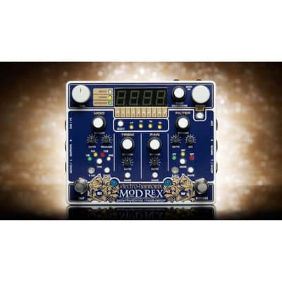 Electro-Harmonix Mod Rex Polyrhythmic Modulator Guitar Pedal with Four Modulation Sections, Four LFO Shapes, and 100 Storable Presets image 7