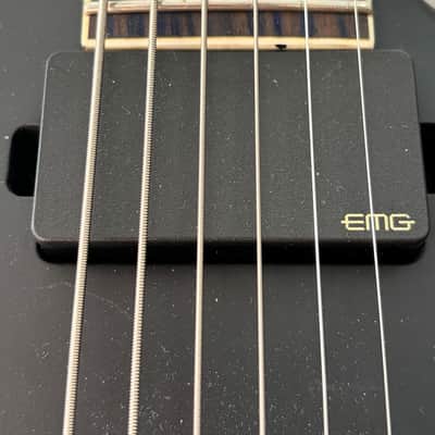 ESP LTD Viper-400B Baritone Black Satin 2021 Indonesia w/ EMG 81/85 – B Standard Setup image 7