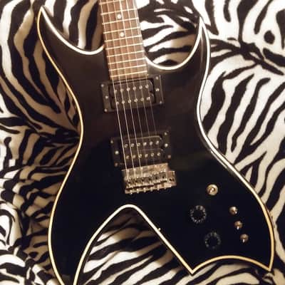 Vintage Hondo Deluxe Series 785 B.C. Rich Bitch 1983 Black MIJ image 7