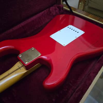 Rare! 1993 Fender Japan Custom Edition 50's Stratocaster ST57G Charcoal Red image 17