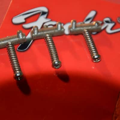 Fender original vintage Telecaster Bridge Saddles (1961/1962) * rare * Made in Fullerton, California! image 3