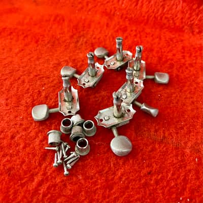 Kluson Double line patent guitar tuners 1960’s - Nickel original vintage USA Gibson Rickenbacker Martin image 2