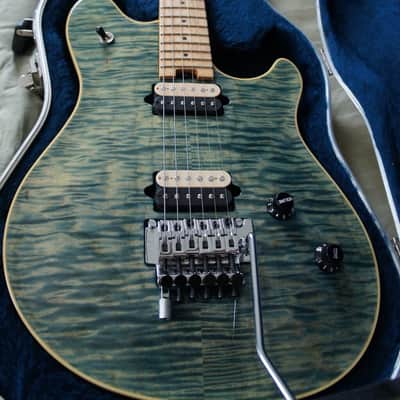 Peavey Wolfgang Custom Shop 2003 Blue quilt image 6