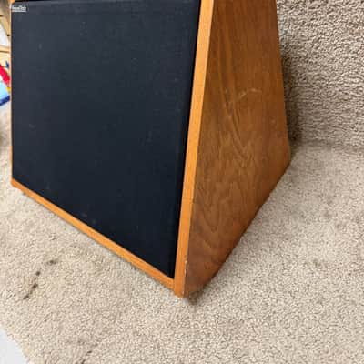 (A) SoundTech CX1 Wood Panel Wedge Monitor Speaker image 5