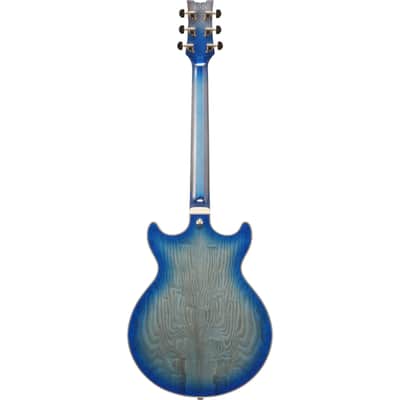 Ibanez Artcore AM93QA-JBB Jet Blue Burst - Electric Guitar image 2