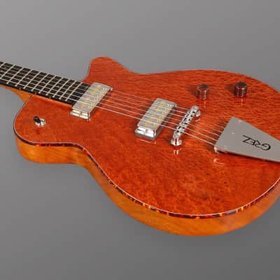 Grez Guitars Mendocino - Natural Burl Redwood Top w/ Lollar Gold Foils. NEW, (Authorized Dealer) image 3