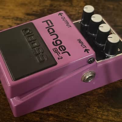 Boss BF-2 Flanger Taiwan Orange Label 90s - Purple image 3