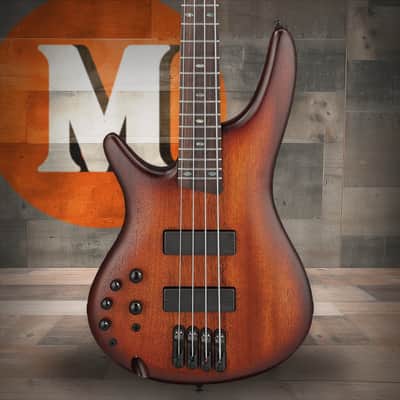 Ibanez SR Standard 4 String Electric Bass Left Handed - Mahogany Brown Burst Low Gloss (SR500ALMHL) image 1