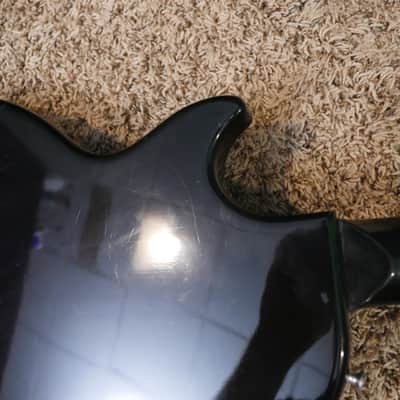 Video! 1986 Gibson Melody Maker Black - Ebony Fretboard - Gen 4 Chainsaw Case image 21