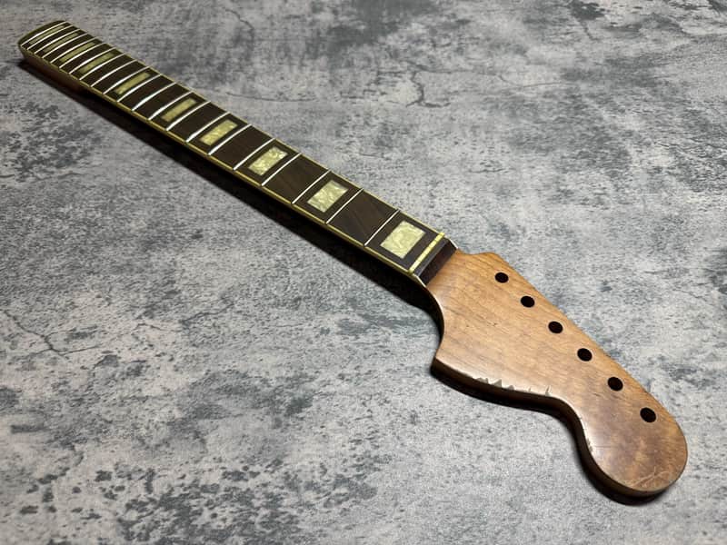 Real Life Relics Nitro 1A Curly Flame Maple Roasted Jazzmaster® Stratocaster® Style Neck Rosewood 21 Fret large Headstock JMRFMR  #2 image 1