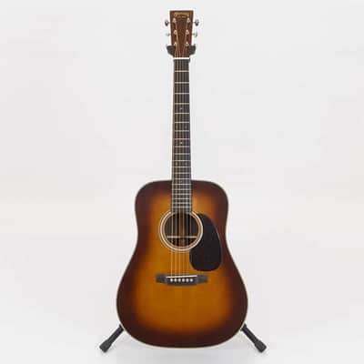 Martin Custom Shop D-28 Authentic-Inspired 1937 - Ambertone Vintage Low Gloss Adirondack Spruce Top with East Indian Rosewood Back and Sides image 6