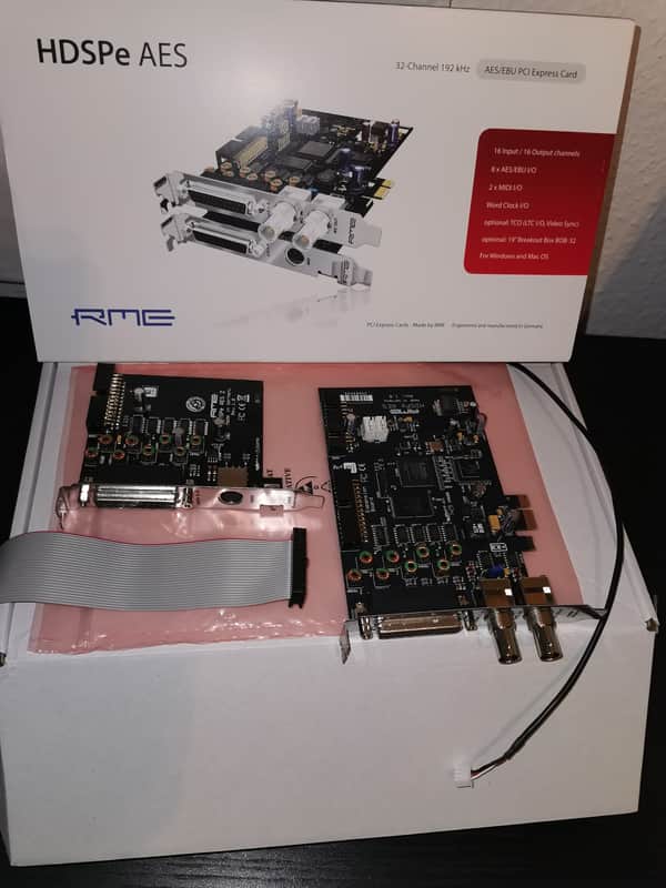 RME  HDSPe AES PCIe  like new just tested once - 2010 - Present image 1