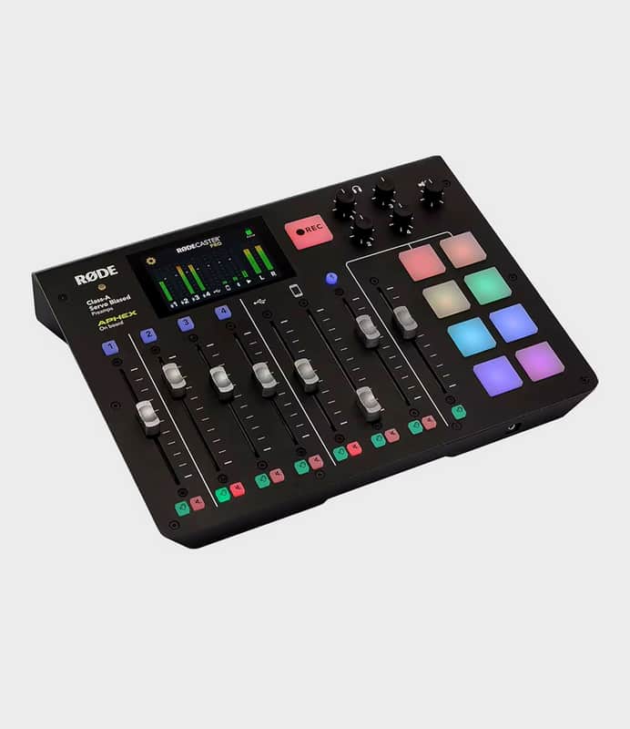 RODE RODECaster Pro 1 Integrated Podcast Production Studio 2023 - Present - Black image 1